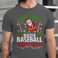 Most Likely To Play Baseball With Santa Christmas Pajamas Unisex Jersey T-Shirt Most Likely To Play Baseball With Santa Christmas Pajamas Unisex Jersey T-Shirt