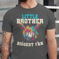 Little Brother Biggest Fan Baseball Cream Drip Crossed Bats Unisex Jersey T-Shirt Little Brother Biggest Fan Baseball Cream Drip Crossed Bats Unisex Jersey T-Shirt