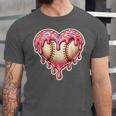Melting Baseball Drip Heart Softball Player Lover Ice Cream Unisex Jersey T-Shirt Melting Baseball Drip Heart Softball Player Lover Ice Cream Unisex Jersey T-Shirt