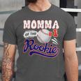 Momma Rookie Of Year 1st Birthday Baseball Theme Matching Unisex Jersey T-Shirt Momma Rookie Of Year 1st Birthday Baseball Theme Matching Unisex Jersey T-Shirt