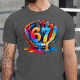 Number 67 Baseball Glove Ice Cream Drip Six Seven Meme Unisex Jersey T-Shirt Number 67 Baseball Glove Ice Cream Drip Six Seven Meme Unisex Jersey T-Shirt
