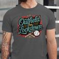 Outfield On Lockdown Baseball Defense Sports Unisex Jersey T-Shirt Outfield On Lockdown Baseball Defense Sports Unisex Jersey T-Shirt