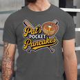 Pat's Pocket Pancakes Baseball Glove Stack Syrup Unisex Jersey T-Shirt Pat's Pocket Pancakes Baseball Glove Stack Syrup Unisex Jersey T-Shirt