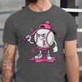 Pink Ribbon Baseball Breast Cancer Awareness Unisex Jersey T-Shirt Pink Ribbon Baseball Breast Cancer Awareness Unisex Jersey T-Shirt