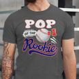 Pop Rookie Of Year 1st Birthday Baseball Theme Matching Unisex Jersey T-Shirt
