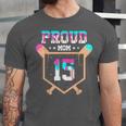 Proud Mom Baseball Player Number 15 Ice Cream Drip Unisex Jersey T-Shirt Proud Mom Baseball Player Number 15 Ice Cream Drip Unisex Jersey T-Shirt