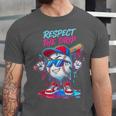 Respect The Drip Baseball Bat Sunglasses Mascot Unisex Jersey T-Shirt Respect The Drip Baseball Bat Sunglasses Mascot Unisex Jersey T-Shirt