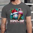 Respect The Drip Baseball Christmas Holiday Unisex Jersey T-Shirt
