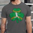 Retro Shamrock Baseball St Patricks Day Men Women Boys Girls Unisex Jersey T-Shirt