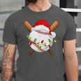 Santa Sports For Men Boys Christmas Baseball Player Unisex Jersey T-Shirt Santa Sports For Men Boys Christmas Baseball Player Unisex Jersey T-Shirt