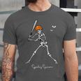 Spooky Season Skeleton Baseball Player Halloween Batter Unisex Jersey T-Shirt Spooky Season Skeleton Baseball Player Halloween Batter Unisex Jersey T-Shirt
