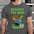Spooky Zombie Respect The Drip Baseball Halloween Unisex Jersey T-Shirt Spooky Zombie Respect The Drip Baseball Halloween Unisex Jersey T-Shirt