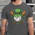 St Patricks Day Baseball Drip Ice Cream Baseball Home Plate Unisex Jersey T-Shirt