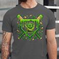 St Patricks Day Baseball Ice Cream Shamrock Baseball Player Unisex Jersey T-Shirt St Patricks Day Baseball Ice Cream Shamrock Baseball Player Unisex Jersey T-Shirt