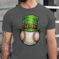 St Patricks Day Baseball Player Leprechaun Hat Men Boys Kids Unisex Jersey T-Shirt
