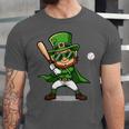 St Patrick’s Day Leprechaun Baseball Irish Graphic Unisex Jersey T-Shirt