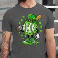 St Patricks Day Shamrock Baseball Drip Icecream Irish Boys Unisex Jersey T-Shirt