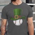 St Patricks Day Shamrock Baseball Saint Paddy's Kids Boys Unisex Jersey T-Shirt
