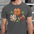 St Patricks Day Shamrock Basketball Baseball Irish Boys Men Unisex Jersey T-Shirt