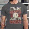 Stealing Hearts Like I Steal Bases Baseball Valentine Retro Unisex Jersey T-Shirt Stealing Hearts Like I Steal Bases Baseball Valentine Retro Unisex Jersey T-Shirt