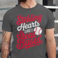 Stealing Hearts Like I Steal Bases Cute Baseball Boys Unisex Jersey T-Shirt Stealing Hearts Like I Steal Bases Cute Baseball Boys Unisex Jersey T-Shirt