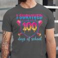 I Survived 100 Days Of School Baseball 100th Day Kids Girls Unisex Jersey T-Shirt I Survived 100 Days Of School Baseball 100th Day Kids Girls Unisex Jersey T-Shirt