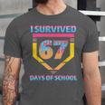 I Survived 67 Days Of School Baseball Trend For Boys Girls Unisex Jersey T-Shirt