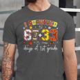 I Survived 6733 Days Of 1st Grade Baseball Football 100 Day Unisex Jersey T-Shirt I Survived 6733 Days Of 1st Grade Baseball Football 100 Day Unisex Jersey T-Shirt