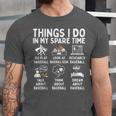 Things I Do In My Spare Time Baseball Lover Unisex Jersey T-Shirt Things I Do In My Spare Time Baseball Lover Unisex Jersey T-Shirt