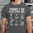 Things I Do In My Spare Time Baseball Lovers Kids Boys Unisex Jersey T-Shirt