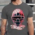 Valentine Baseball Catcher Mask Ice Cream Drip Tee For Boys Unisex Jersey T-Shirt