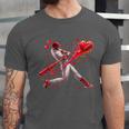 Valentine Baseball Player Drip Unisex Jersey T-Shirt Valentine Baseball Player Drip Unisex Jersey T-Shirt