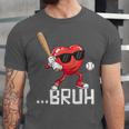 Valentines Bruh Red Heart Playing Baseball Men Boys Kids Unisex Jersey T-Shirt Valentines Bruh Red Heart Playing Baseball Men Boys Kids Unisex Jersey T-Shirt
