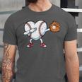 Valentines Day Baseball Ball Heart Dab Boys Kids Men Unisex Jersey T-Shirt