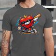 Valentines Day Baseball Dabbing Red Heart Love Boys Unisex Jersey T-Shirt Valentines Day Baseball Dabbing Red Heart Love Boys Unisex Jersey T-Shirt