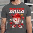 Valentines Day Baseball Drip Boys Bruh Ice Cream Toddler Kid Unisex Jersey T-Shirt