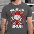 Valentines Day Six Seven Bruh 6 7 Meme Baseball Drip Boys Unisex Jersey T-Shirt