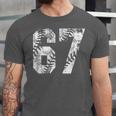 Vintage Baseball Number 67 Jersey Player Uniform Unisex Jersey T-Shirt