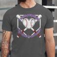 I Wear Purple For Alzheimers Awareness Baseball Heart Ribbon Unisex Jersey T-Shirt I Wear Purple For Alzheimers Awareness Baseball Heart Ribbon Unisex Jersey T-Shirt