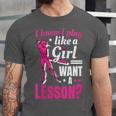 Women's Play Like A Girl Softball Baseball Girls Unisex Jersey T-Shirt