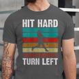 Women's Retro Hit Hard Run Fast Turn Left Baseball Lover Unisex Jersey T-Shirt Women's Retro Hit Hard Run Fast Turn Left Baseball Lover Unisex Jersey T-Shirt
