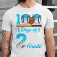 100 Days Of 2nd Grade Baseball 100th Day Of School Boys Kids Unisex Jersey T-Shirt