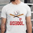 100 Days Of School Baseball 100 Days Smarter Boys Student Unisex Jersey T-Shirt