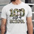 100 Days Of School Camo Baseball Camouflage For Kids Unisex Jersey T-Shirt