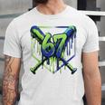 67 Baseball Drip Effect Urban Tee Style 6-7 Meme Graphic Premium Tri-Blend Unisex Jersey T-Shirt 67 Baseball Drip Effect Urban Tee Style 6-7 Meme Graphic Premium Tri-Blend Unisex Jersey T-Shirt