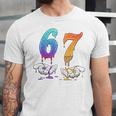 67 Meme Baseball Kids Girls Humor Number 6 7 Unisex Jersey T-Shirt 67 Meme Baseball Kids Girls Humor Number 6 7 Unisex Jersey T-Shirt