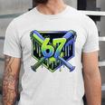 Awesome 67 Baseball Drip Effect Baseball 6-7 Meme Graphic Premium Tri-Blend Unisex Jersey T-Shirt Awesome 67 Baseball Drip Effect Baseball 6-7 Meme Graphic Premium Tri-Blend Unisex Jersey T-Shirt