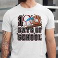 Baseball 100 Days Of School Happy 100th Day Teachers Kids Unisex Jersey T-Shirt