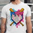 Baseball Boys Ice Cream Drip Baseball Unisex Jersey T-Shirt Baseball Boys Ice Cream Drip Baseball Unisex Jersey T-Shirt