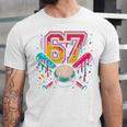 Baseball Drip 6 7 Number 67 Six Seven Meme Boys Kids Unisex Jersey T-Shirt Baseball Drip 6 7 Number 67 Six Seven Meme Boys Kids Unisex Jersey T-Shirt